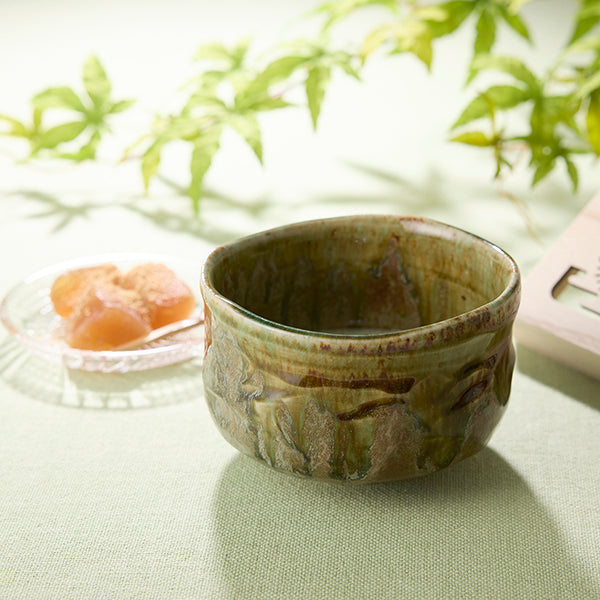Shikian Matcha Bowl【Green Glaze】