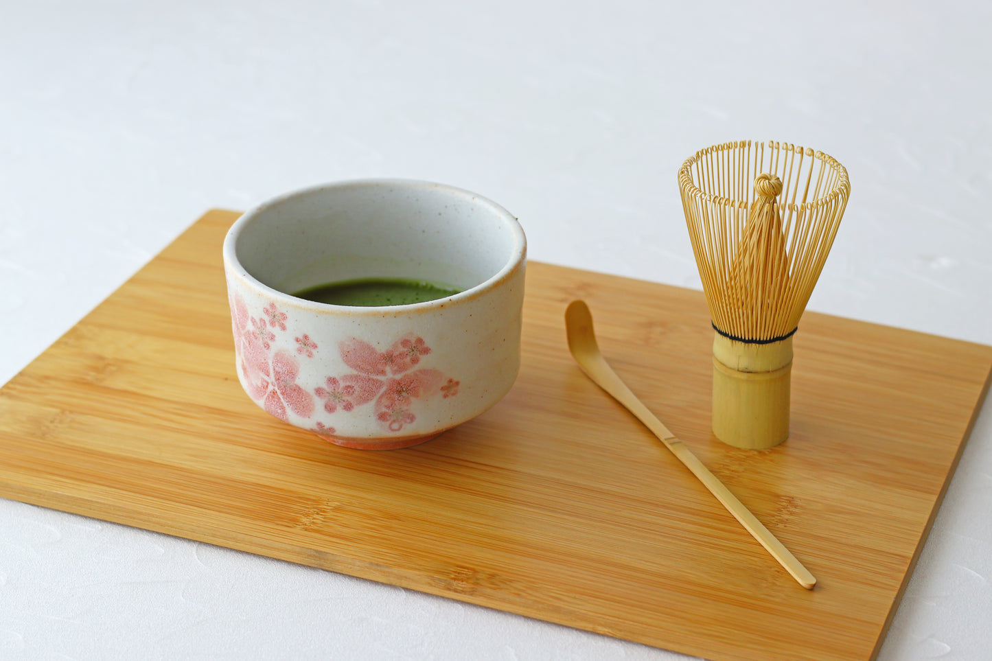 Matcha Bowl【Mai-zakura】with Matcha Whisk