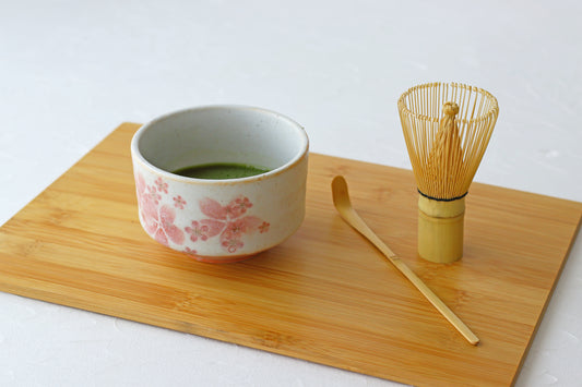 Matcha Bowl【Mai-zakura】with Matcha Whisk