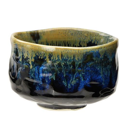 Shikian Matcha Bowl【Blue-Black】