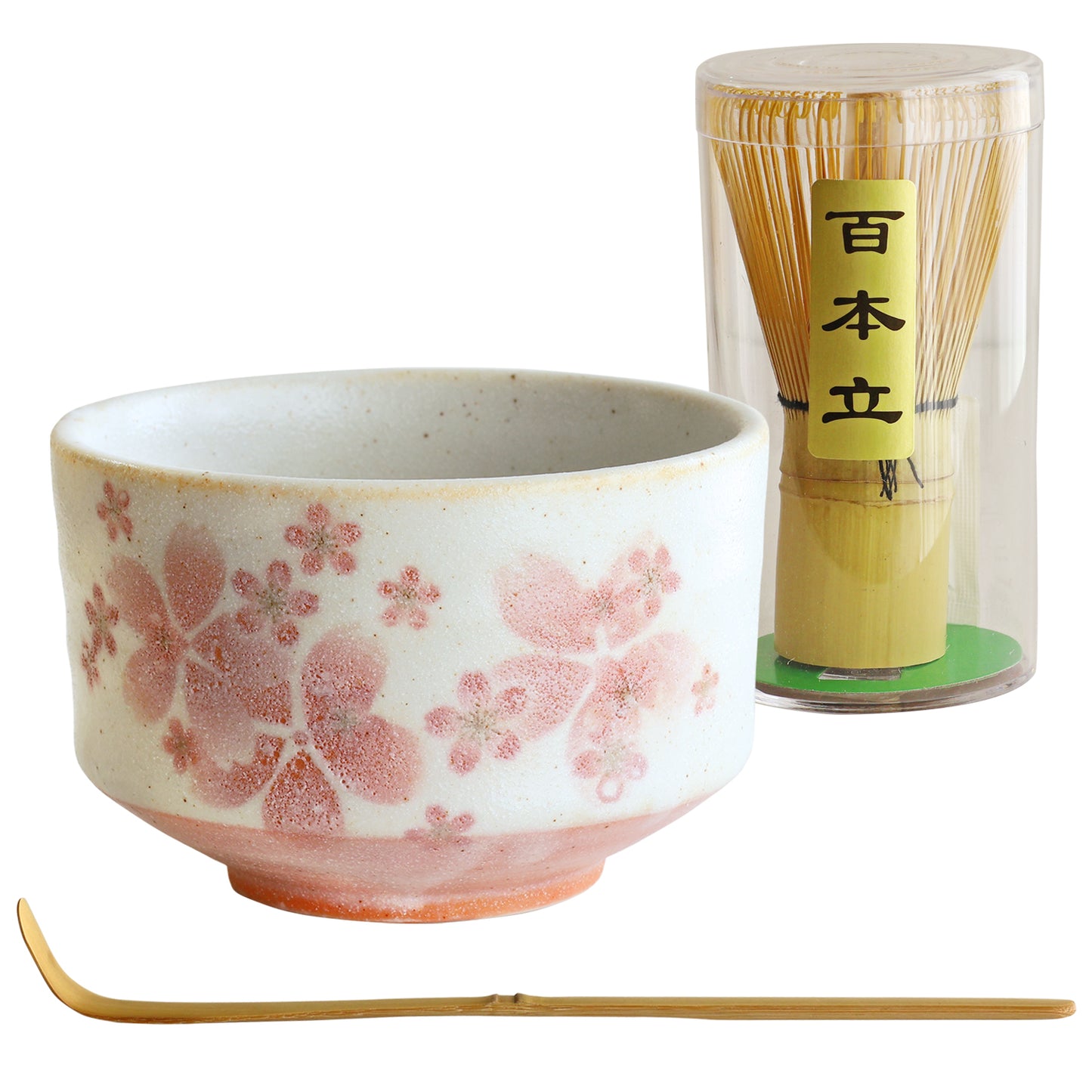 Matcha Bowl【Mai-zakura】with Matcha Whisk